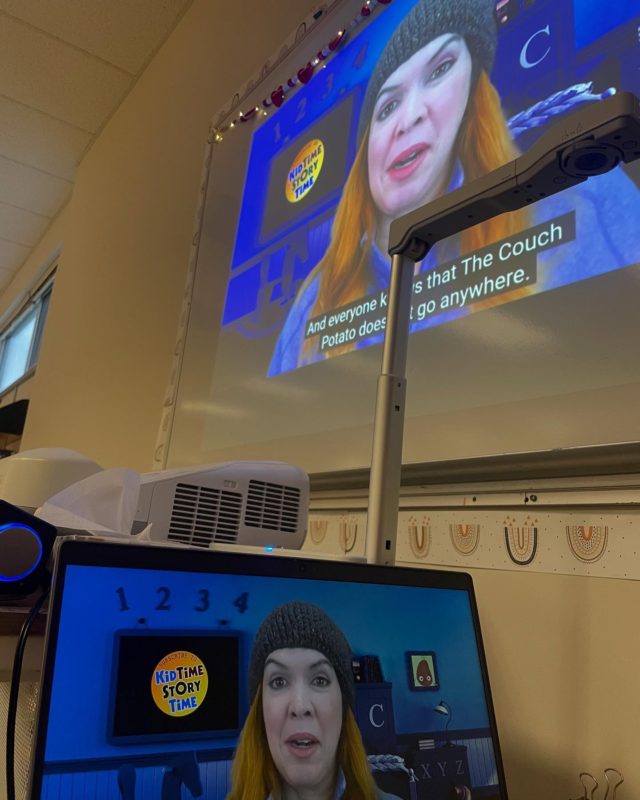 Enjoying Storyteller’s reading of The Couch 🥔. Thinking of you during the #californiawildfires . Stay safe ❤️‍🩹