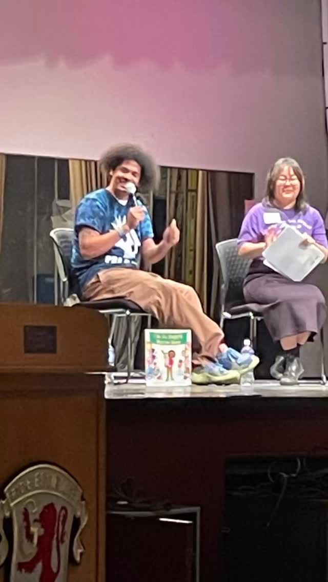 Mychal Threets with the B.C. Teacher Librarians!!! #bctla @mychalthreets @bctla #psaconference